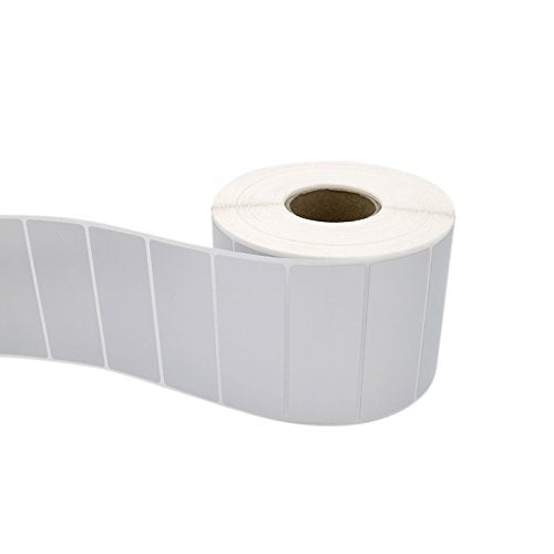 KINGLAKE Waterproof Self-Adhesive Polyester Labels Corrosion Resistance Oil Resistant Sticker Label 1000 PCS Silver Plant Labels