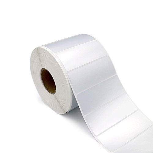 KINGLAKE Waterproof Self-Adhesive Polyester Labels Corrosion Resistance Oil Resistant Sticker Label 1000 PCS Silver Plant Labels