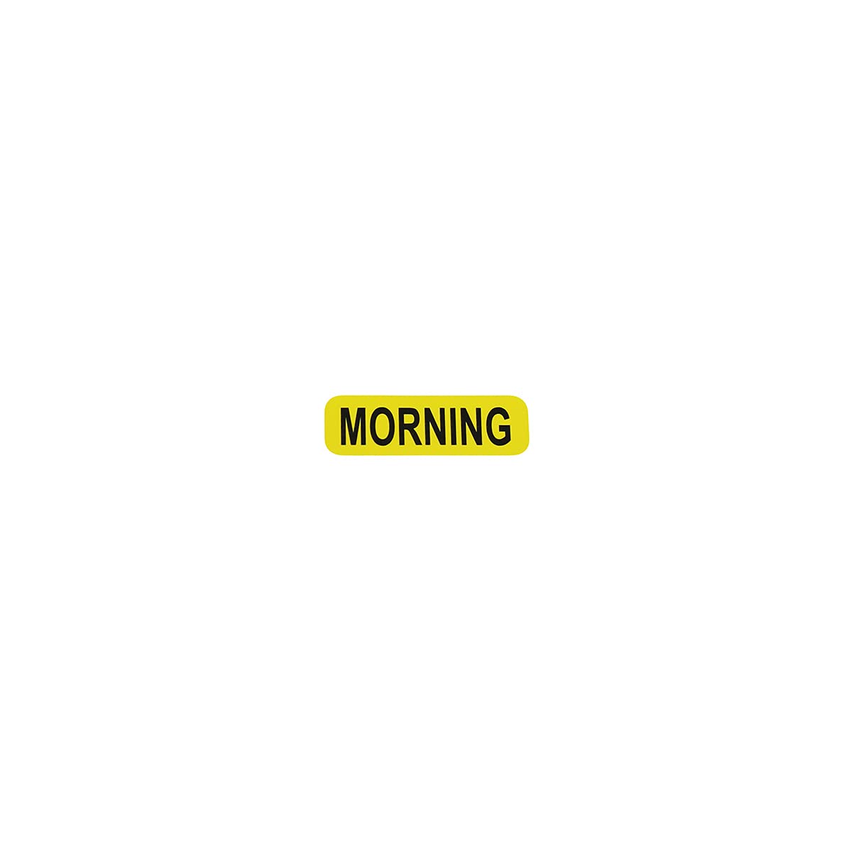 Morning Medical Medical Healthcare Labels 0.5 x 1.5 Inches in Size, 500 Labels on a Roll