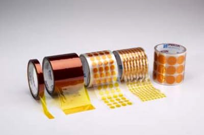 Caplugs 22-0750 – 22-SH Series – 1 Mil Thick Amber Polyimide Tape, 1 Roll, Width 3/4" x Length 36 Yds, High Temp Electronics Coating Up to 500° F (260° C), Solder Masks for Circuit Boards (SH-10305) Width 3/4"