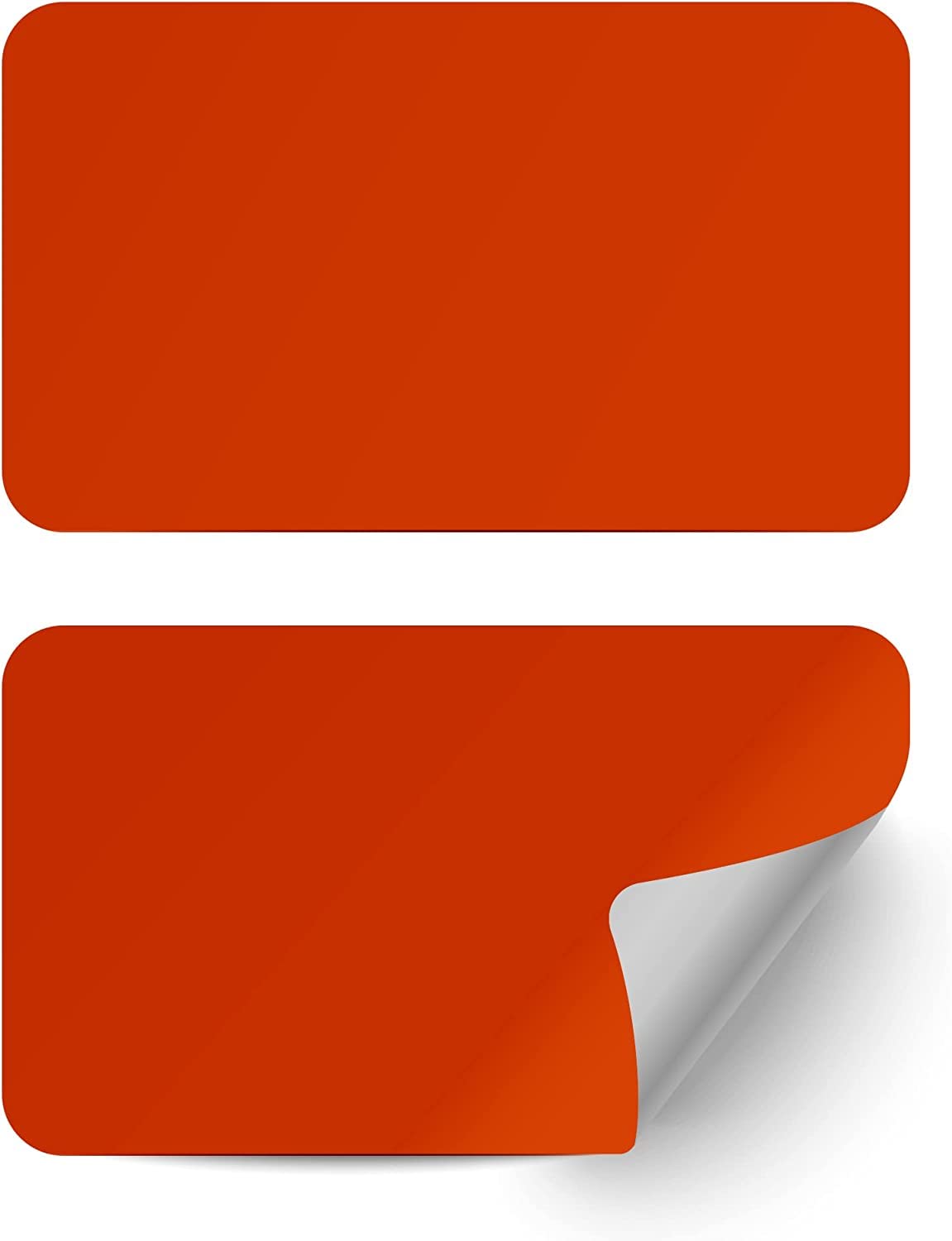 Royal Green ID Labels Sticker Permanent Adhesive 3x2 inch (76mm x 51mm) Rectangular White Sticker Roll - 500 Pack