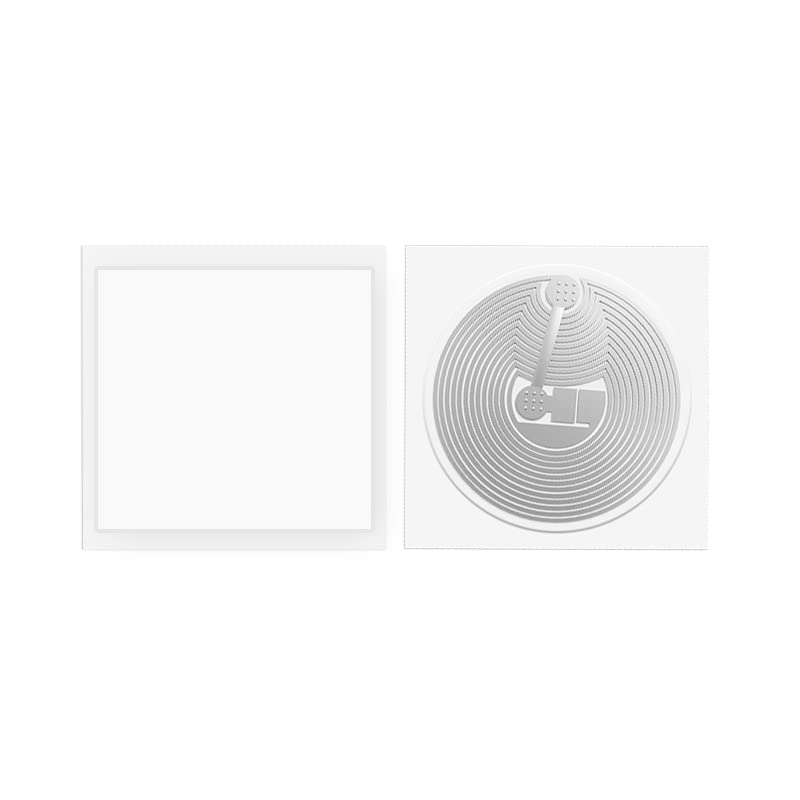 10 PCS NFC Tags NATG215 NFC Sticker, BABIQT Square NFC 215 Tag Stickers NFC Chip 13.56MHz 1X1 inch Compatible with Amiibo and Tagmo 10PCS NTAG215 Square Tag