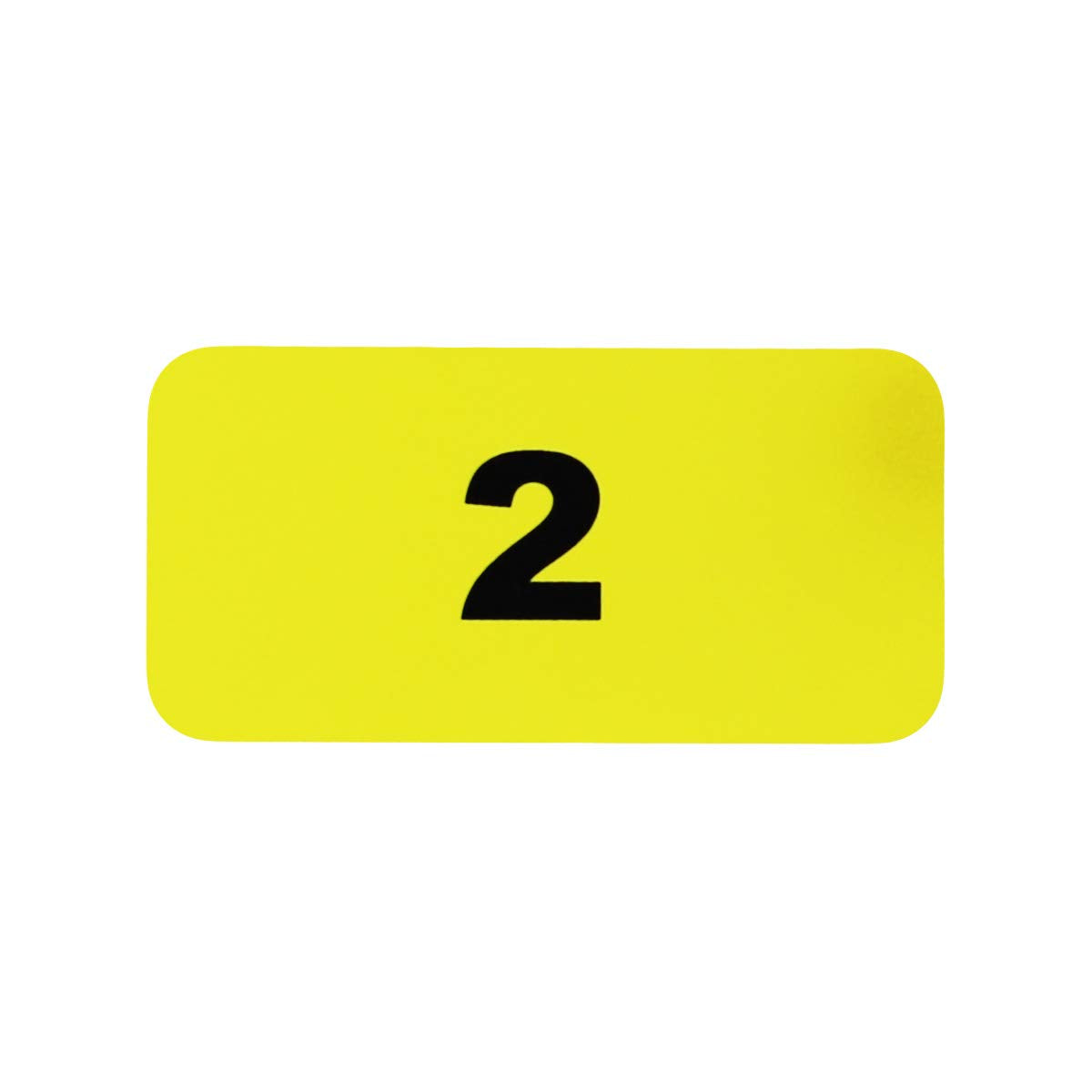 1-1000 Yellow and Black Consecutive Numbers 1-1000