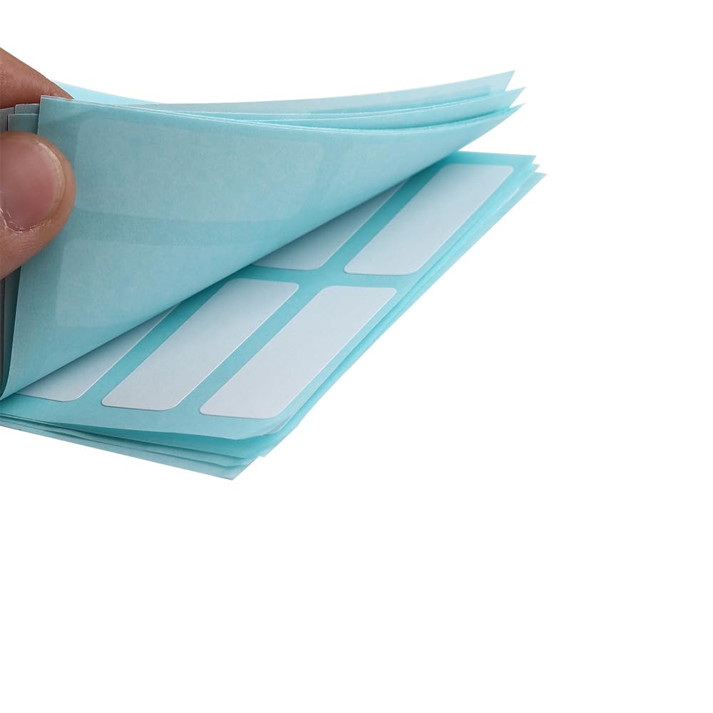 Vctitil 168pcs in 12Sheets Price Sticker Blank Note Labels Sticky Writable Labels Blank White Name Stickers for File Folders Envelopes School Office and Home
