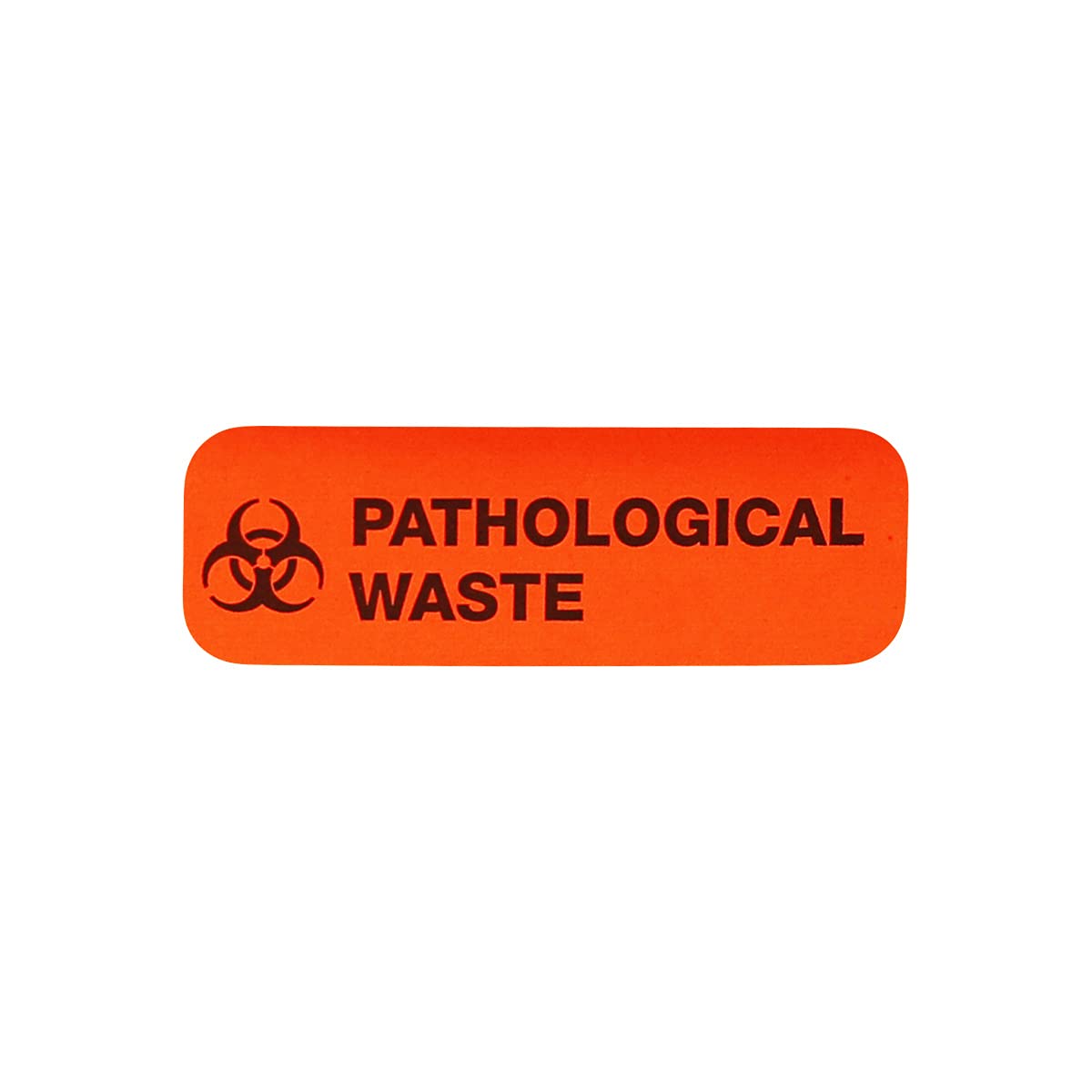 Pathological Waste Medical Healthcare Labels 0.5 x 1.5 Inch 500 Total Stickers