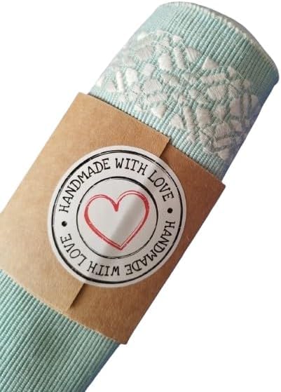 100 x 5 cm Glossy Polypropylene 'Handmade' Adhesive Labels