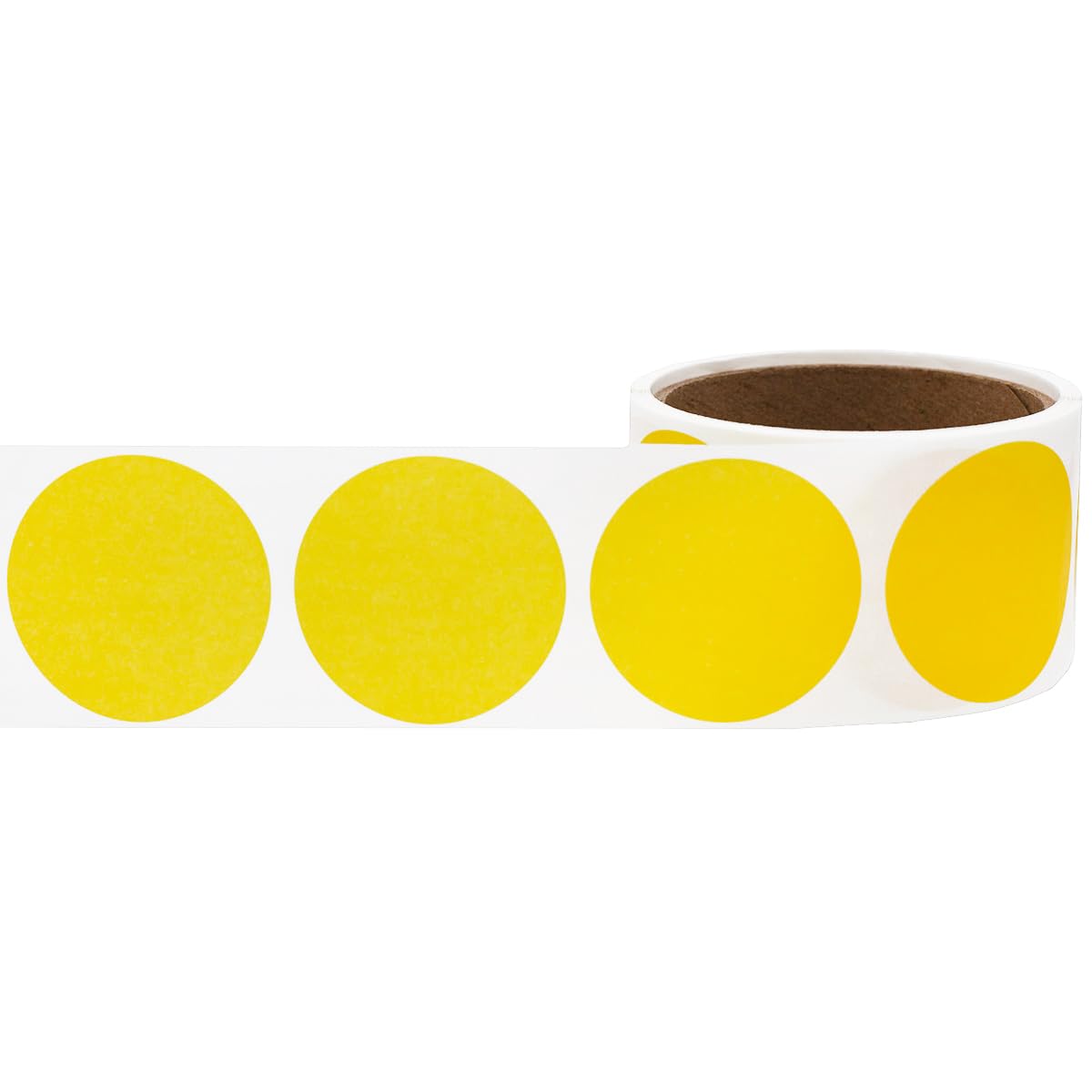 Yellow 2" Dissolvable Label, 200 Total per Roll Yellow