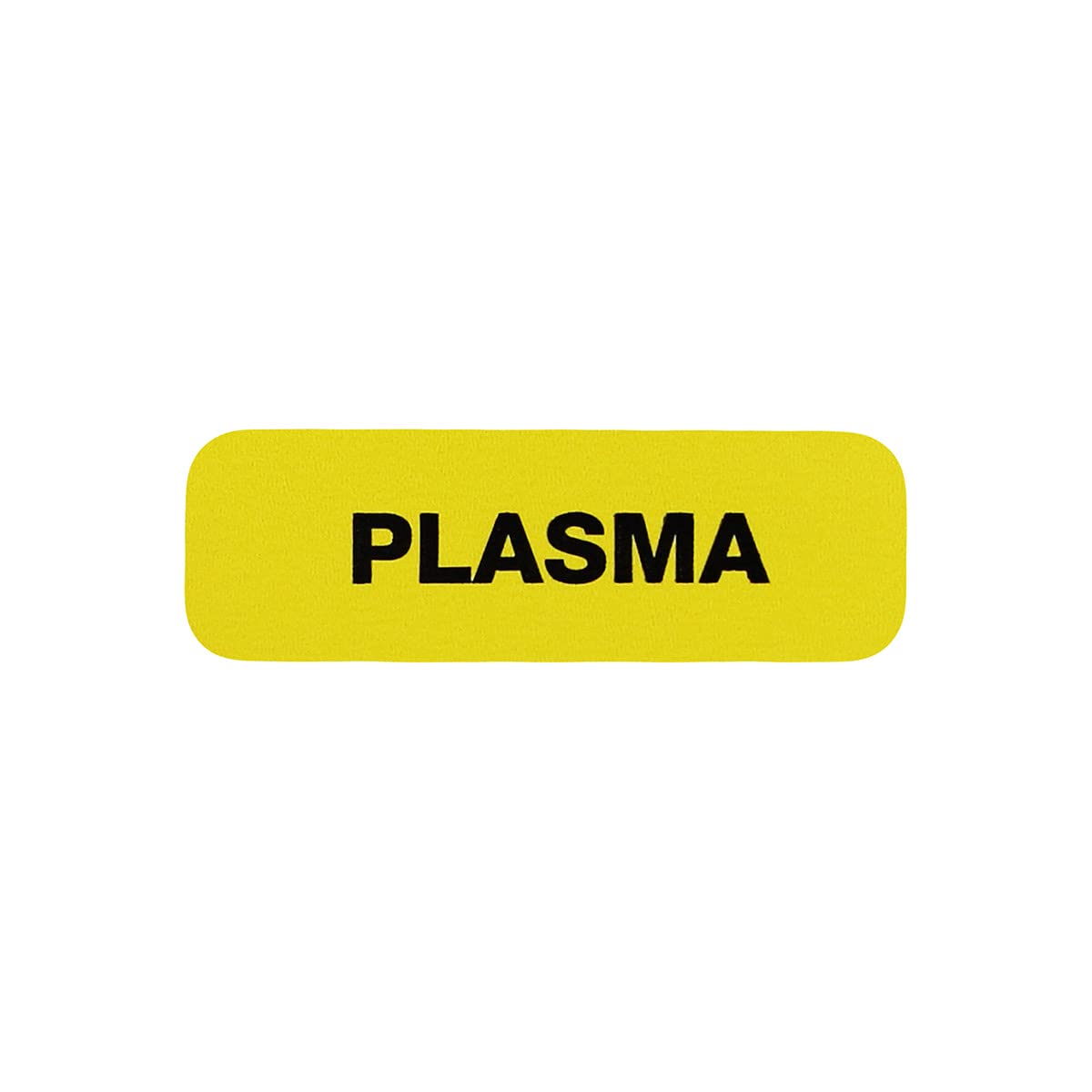 Plasma Medical Healthcare Labels, 0.5 x 1.5 Inch Rectangle, 500 Total per Roll