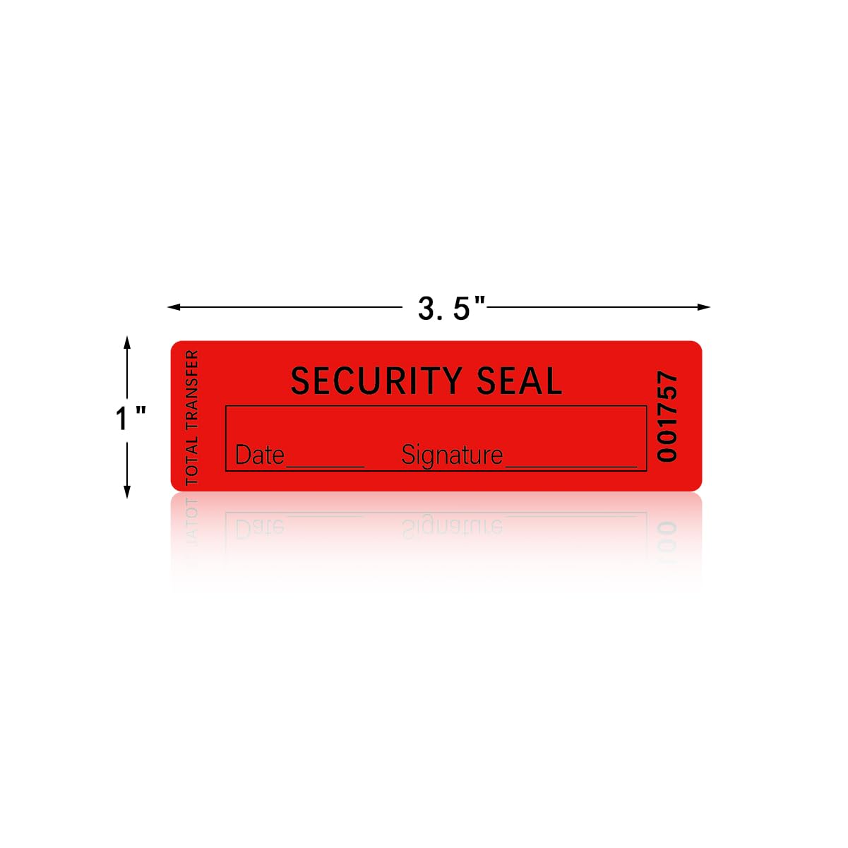 210 PCS Tamper Evident Seals 1x3.5inch Tamper Tape Tamper Proof Stickers Total Transfer Tamper Tamper Evident Tape Security Tape (Silver) Silver