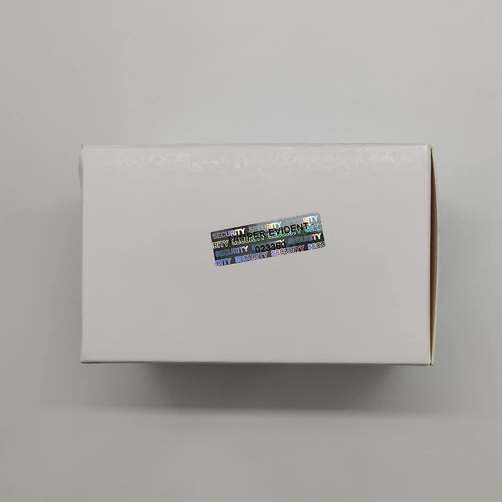 500pcs Void Hologram Security Stickers, Tamper Evident Warranty Holographic Labels, Unique Number(1 inch x 0.3 inch WZRYSEAL) 500