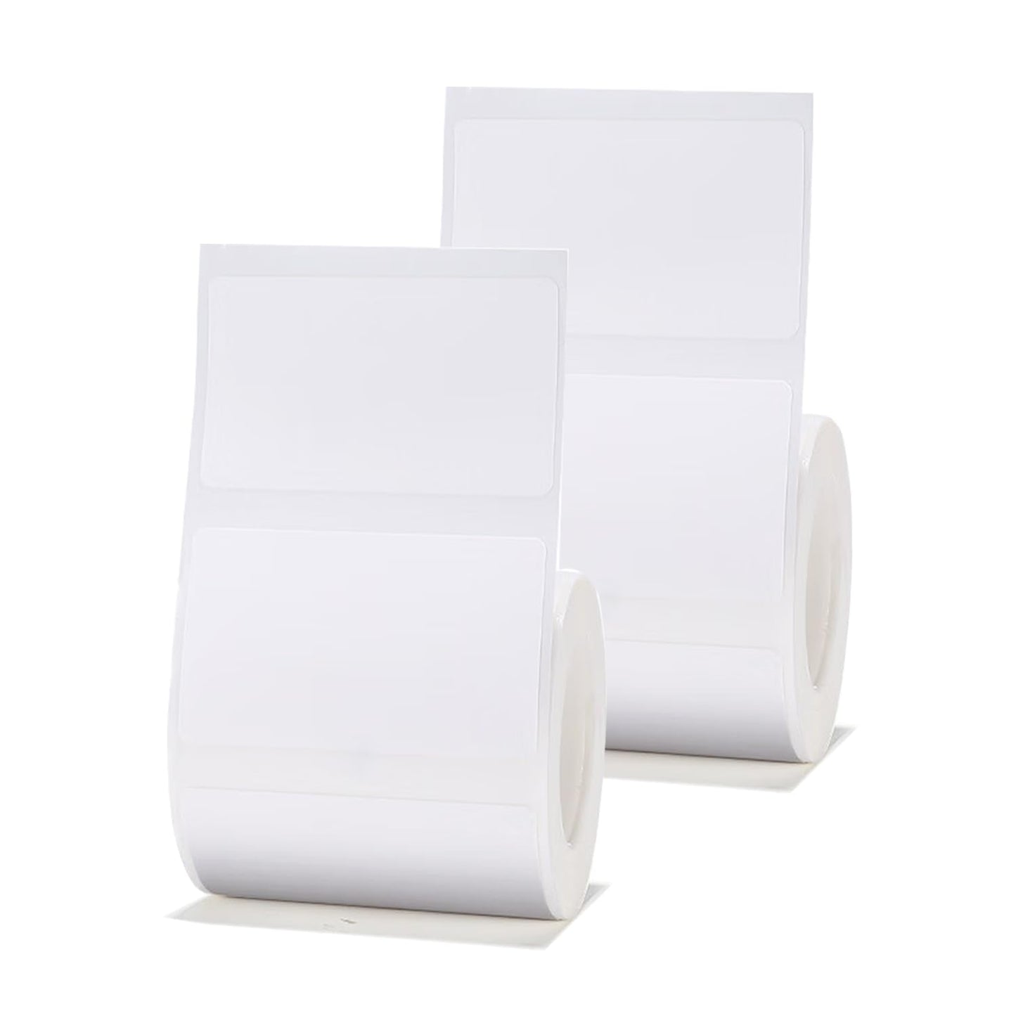 Multiple Sizes of Label Tapes for NIIMBOT B1 B21 B3S Label Maker, 2Rolls Labels Waterproof,Self-Adhesive Thermal Printer Labels (50x30mm), Thermal Label for Logo Label/Barcode/Address Label/Stickers B1-b21-b3s 2Rolls-50x30mmWhite