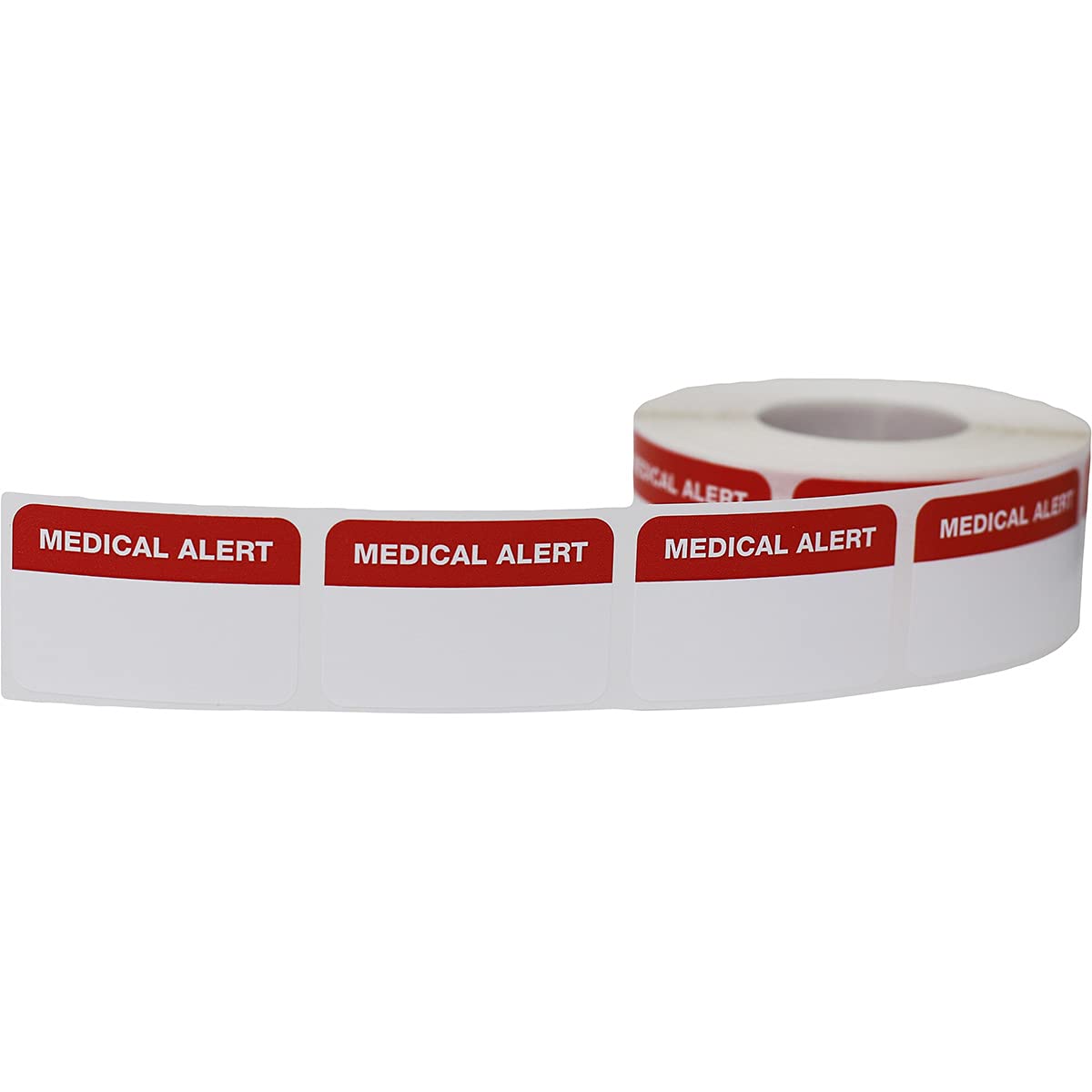 Medical Alert Medical Healthcare Labels, 1 x 1.5 Inch Rectangle, 500 Total Labels