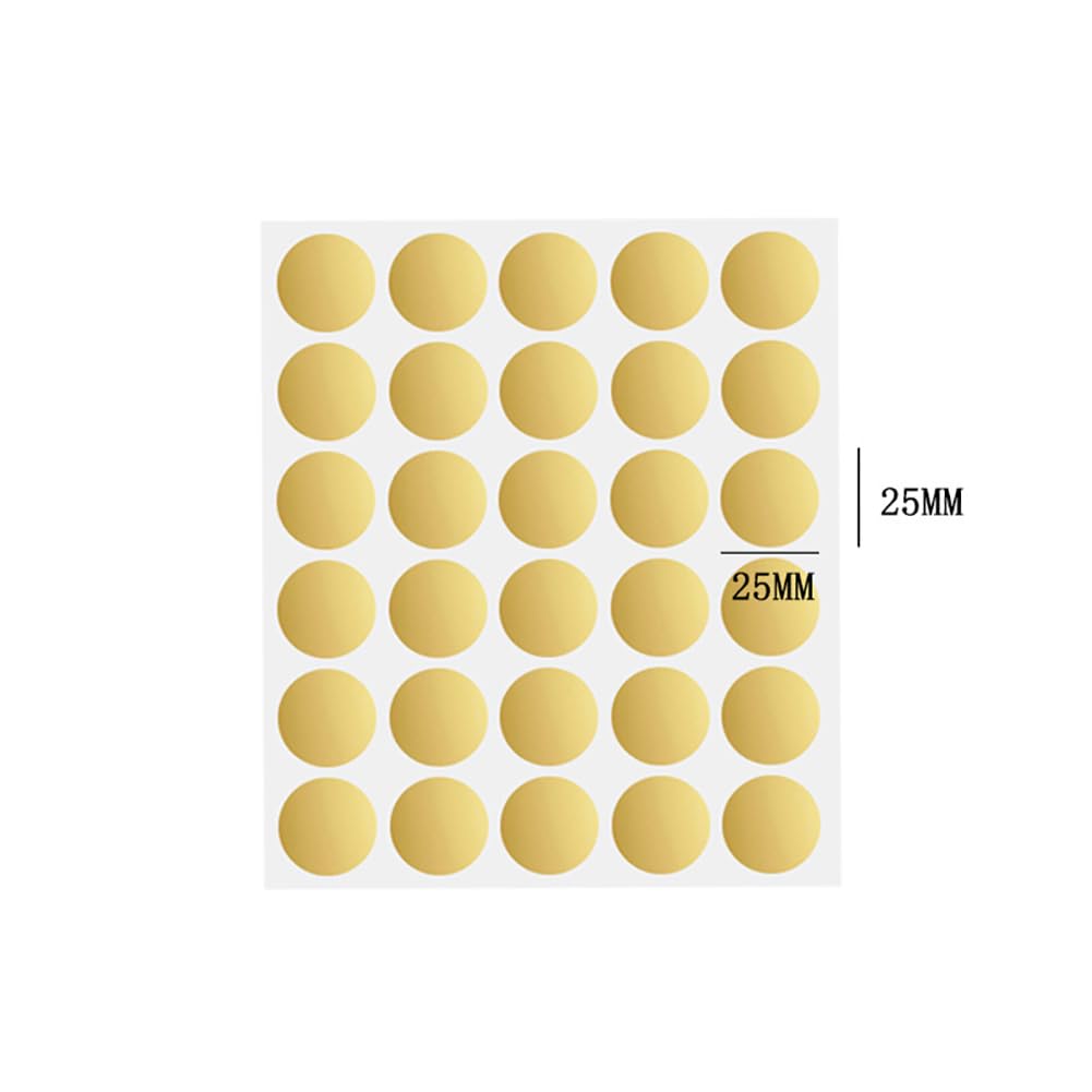 150 Pcs Scratch Off Stickers Self Adhesive Scratch Off Labels Lottery Ticket Stickers Scratch Card Labels Peel Stick Stickers for DIY Raffle Card Gold