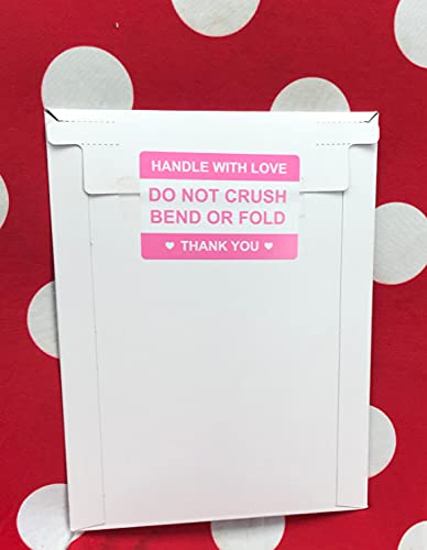 2"x3" 200 PCS Pink Do Not Crush Bend or Fold Handle with Love Labels Stickers Shipping Mailing Cartons Envelops Adhesive Labels-Poskornwel