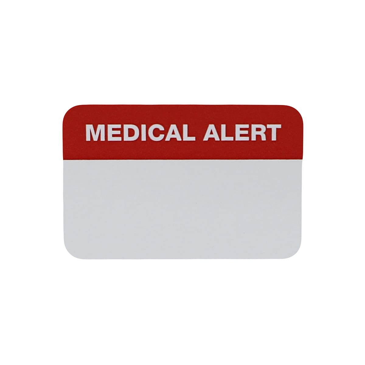 Medical Alert Medical Healthcare Labels, 1 x 1.5 Inch Rectangle, 500 Total Labels