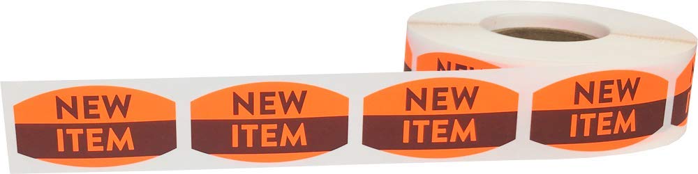 New Item Grocery Store Food Labels .75 x 1.375 Inch 500 Total Adhesive Stickers