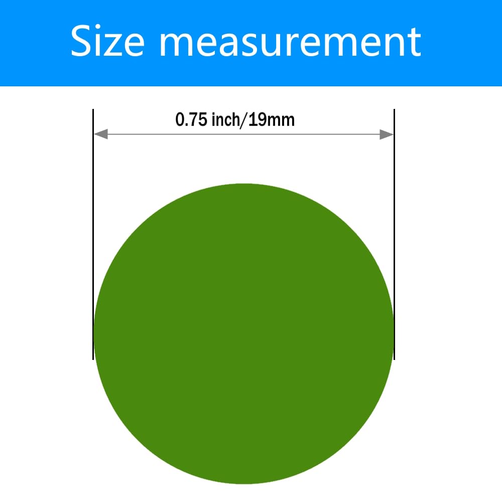 4200 Pieces 3/4" Colored Dot Stickers Color Coding Labels Self Adhesive Label Round Colorful Stickers for Office Use Students Kids