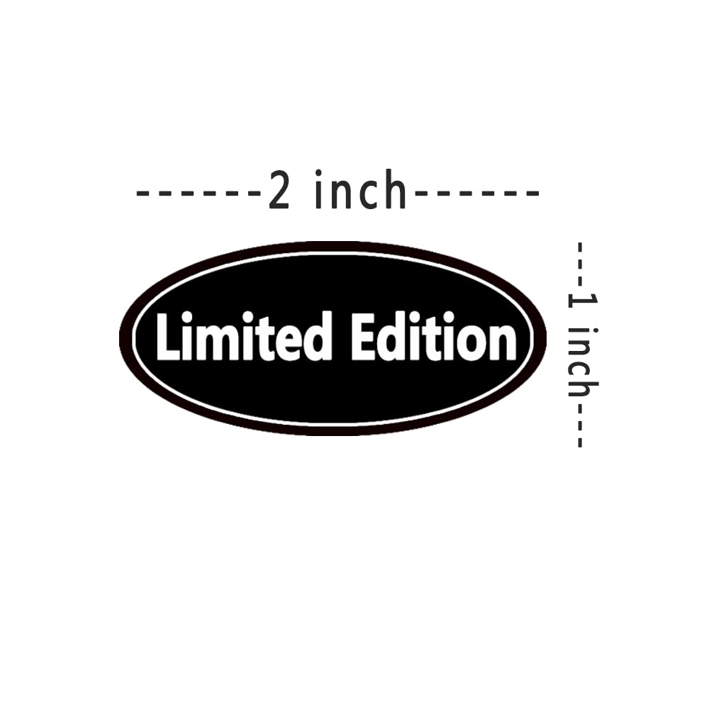 Limited Edition Retail Labels 2x1 inch Product Stickers for Small Business,500 Pcs Per Pack