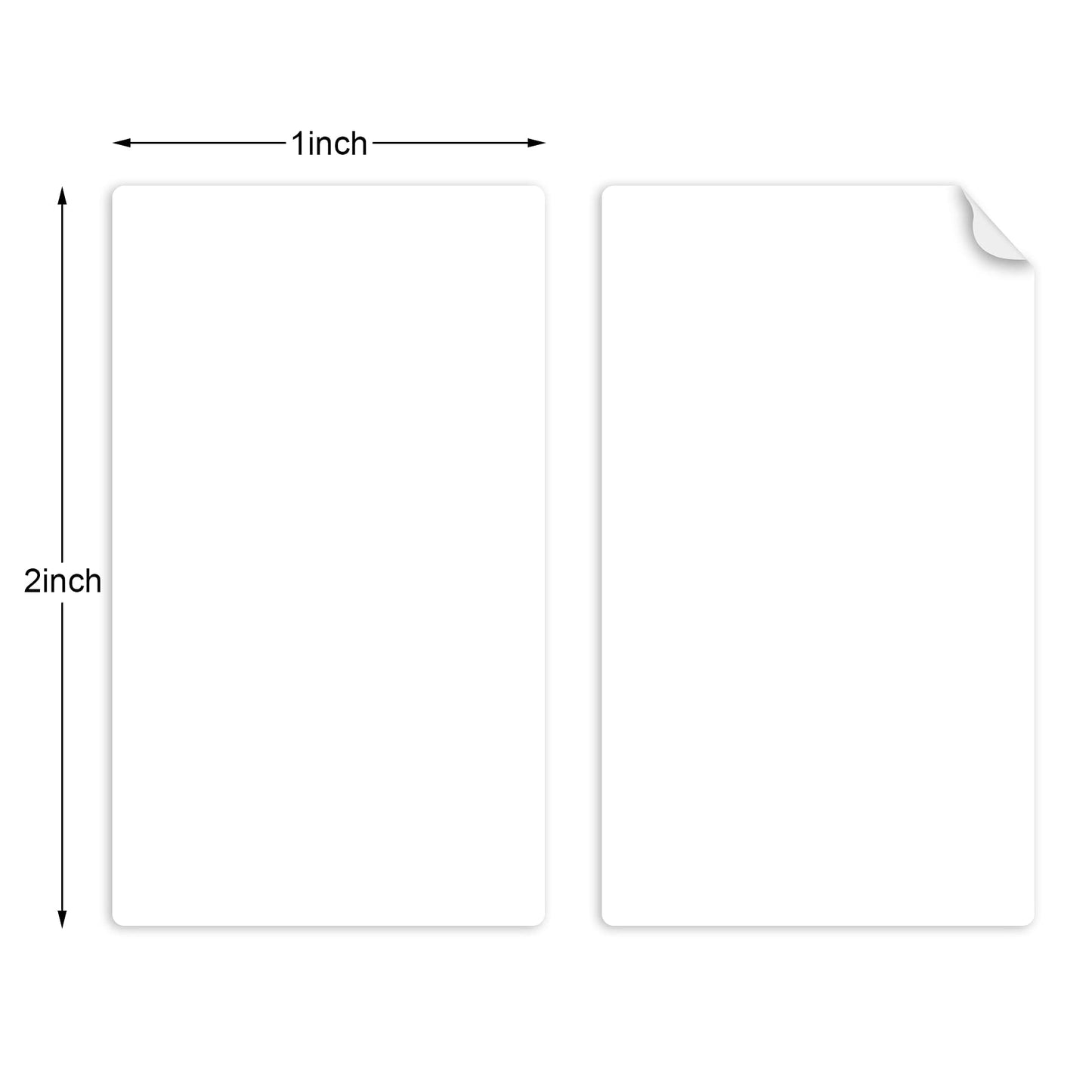 9527 Product 2" x 1" Sticker Labels Direct Thermal Labels 1000 Labels Per Roll 2" x 1" | 1000 Labels