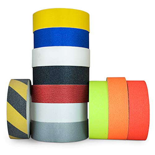 Sure-Step Non-Skid Safety Tape – High Traction, Waterproof Adhesive, Anti-Slip Tape for Stairs, Ramps, and Walkways – OSHA Compliant – 2" x 60' Pack of 1 ROLL RED