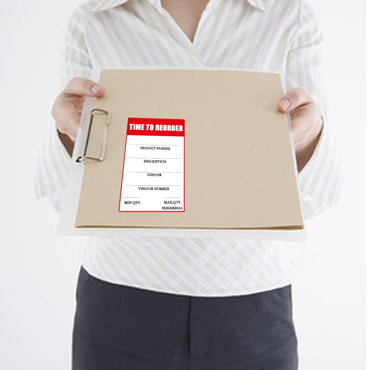Time to Reorder Stickers 2x3 Inch Warehouse Inventory Labels for Retail Business Inventory Management Organization,200 Pcs