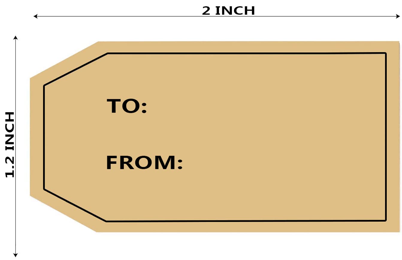 Natural Kraft Gift Tag Sticker, 500 Pcs Happy Mother's Stickers for Gifts,Wrapping Paper,Holiday Present Stickers,1.2x2 Inches.