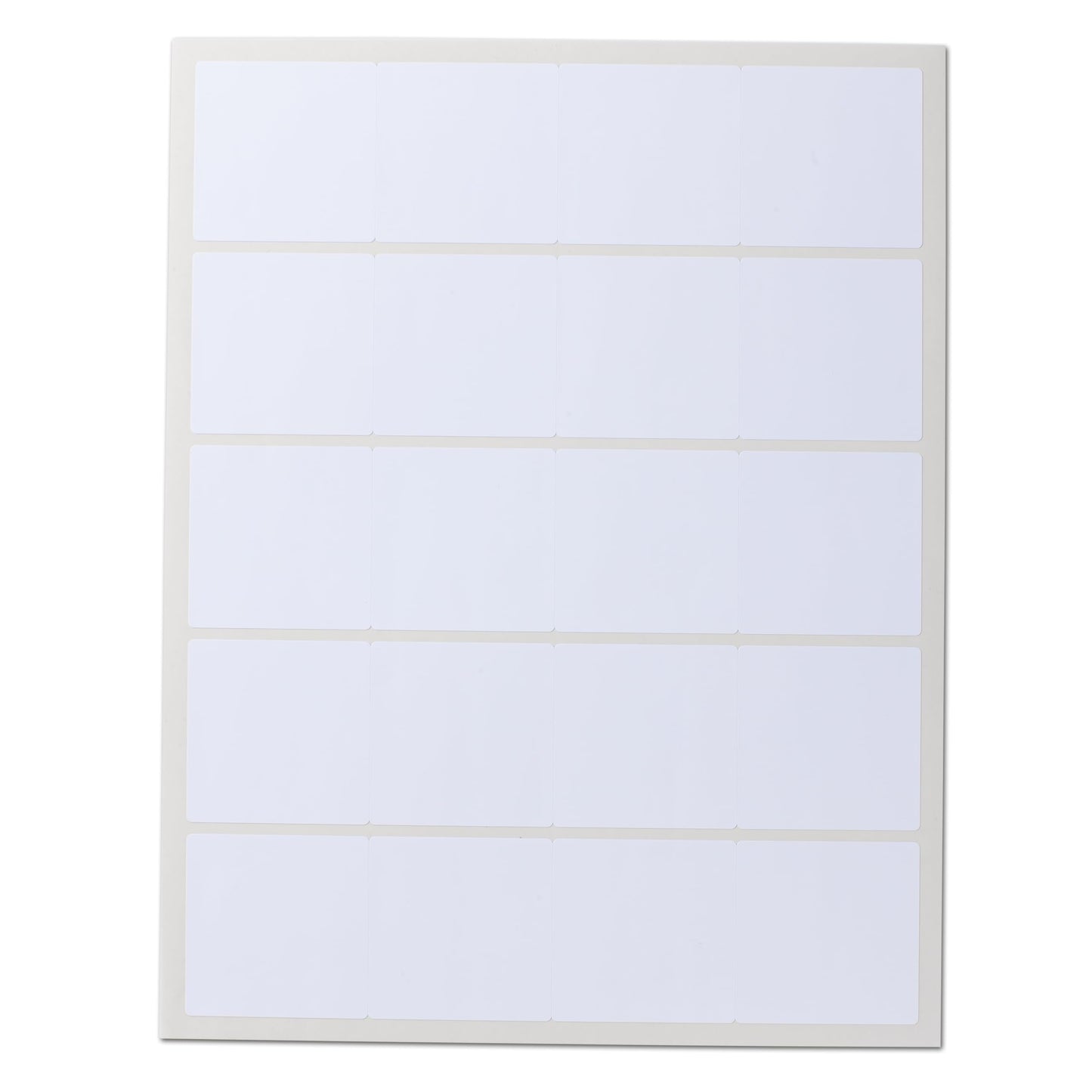 Waterproof Essential Oil Labels, 100 Squares, 2x2 Inches, Rounded Corners, Oil Proof, Highly Durable Blank Stickers