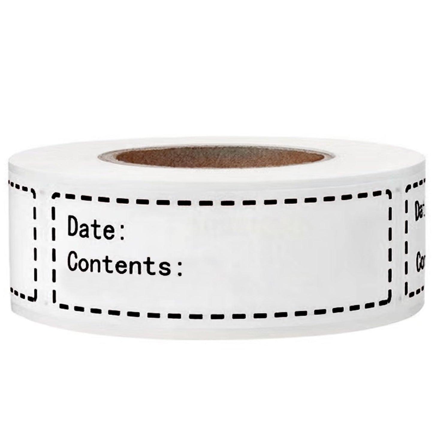 600pcs Removable Freezer Labels,1x3 Inch Food Storage Stickers Containers Date Stickers,Easy Clean and Write On Refrigerator Freezer Paper Label,No Residue,for Kitchen,Restaurants,Markets(Black)