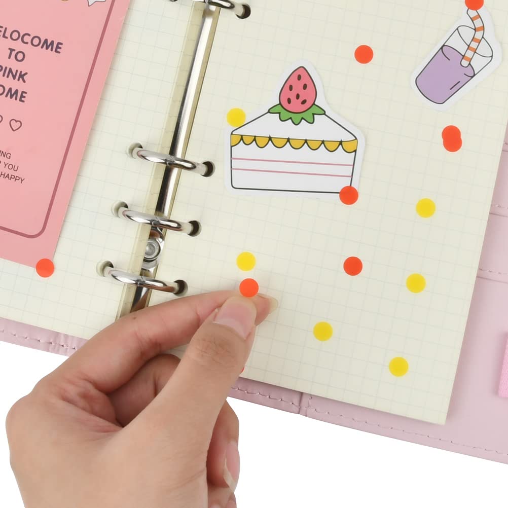 25 Colors 6mm Round Dot Stickers, Small Color Coding Circle Dot Stickers, Color-Coding Labels for Classroom, Office
