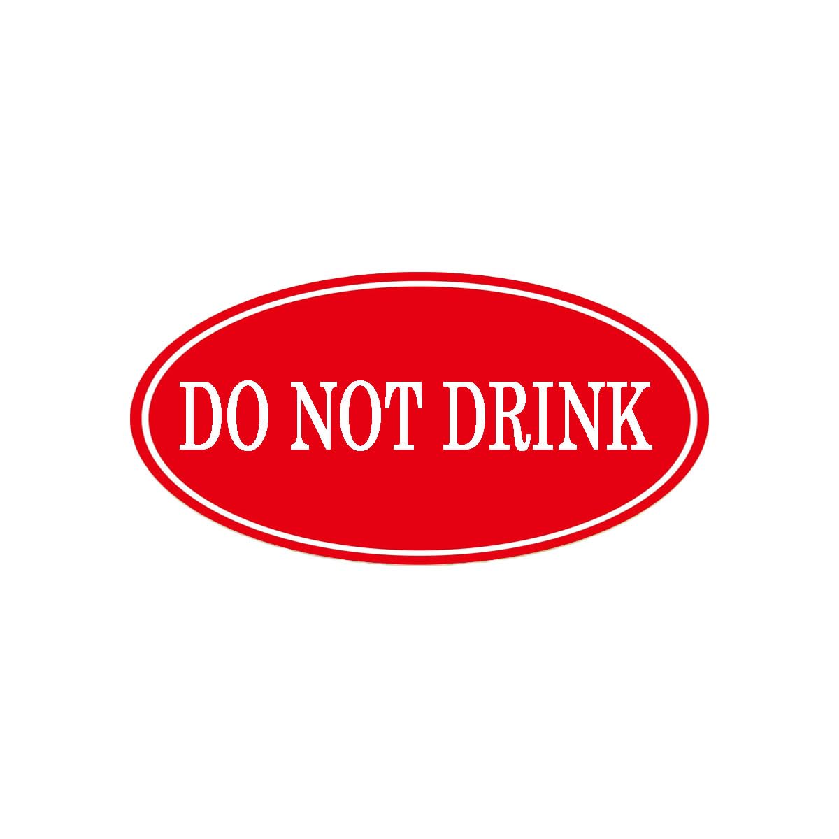Do Not Drink Warning Labels Stickers,Fluorescent Red Do Not Drink Medical Label Sign Decals,Safety Warning Label,500 Pcs Per Roll