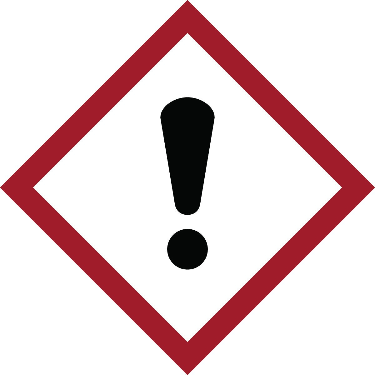 Brady 118859 Vinyl GHS Acute Toxic Picto Labels , Black/Red On White, 2" Width x 2" Height, Pictogram "Acute Toxic" (4 Labels per Card, 1 Card per Package)