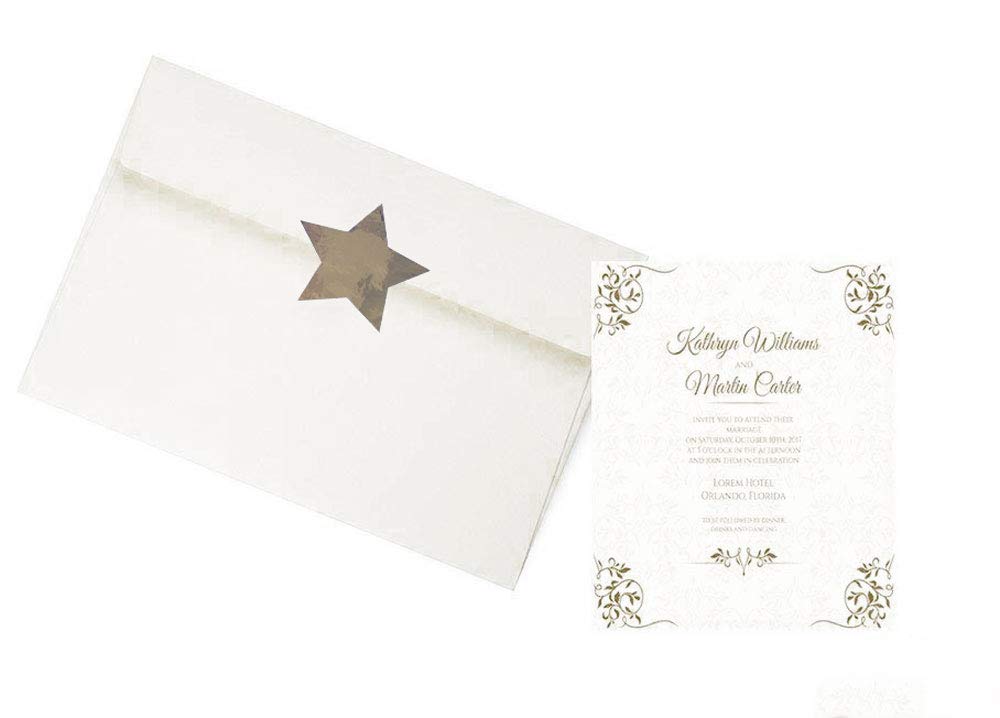 Silver Star Stickers Rewards Metallic Foil Stars Labels 2" Inch Christmas Shiny Foil Shape Coding Dot Stickers Teacher Supplies Envelope Seals for Toddlers Kid DIY Student Classroom, Office 500pcs