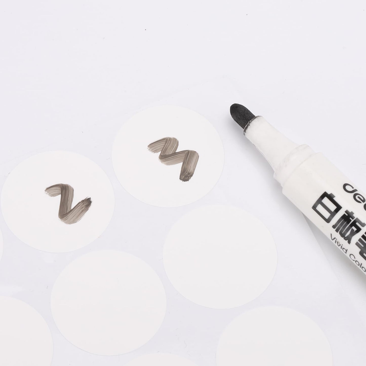 10 Sheets(540 Pieces) Round Blank Sticker Labels 1.2 Inch, Removable White Labels Stickers Dots Waterproof Labels Container Labels for Organizing 540 Pcs (10 Sheets)