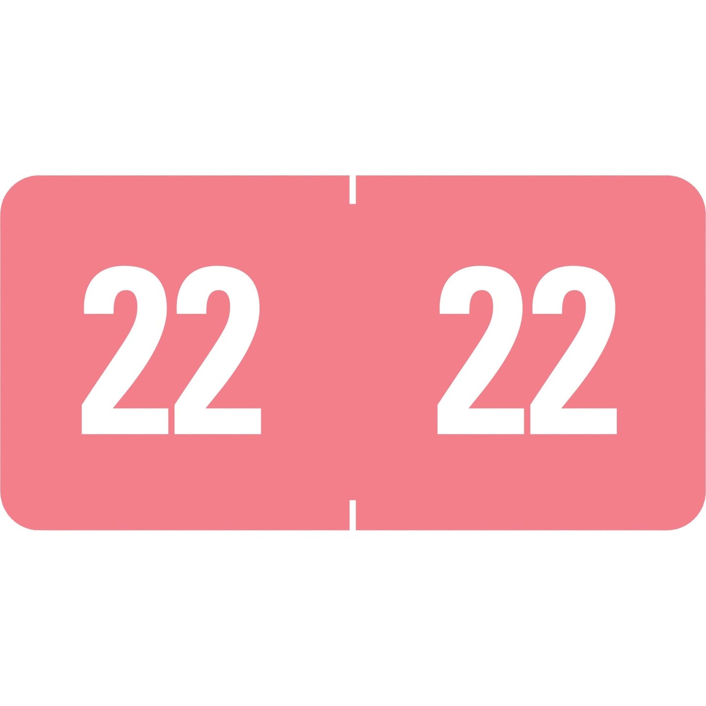Smead, SMD67922, ETS Color-Coded Year Labels, 250 / Pack, Pink 1 X 1/2