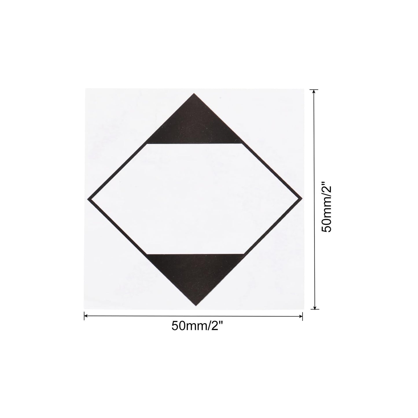 MECCANIXITY Square Shipping Labels Transport Stickers Limited Quantity of Goods with Black Words 2 x 2 Inch Pack of 100