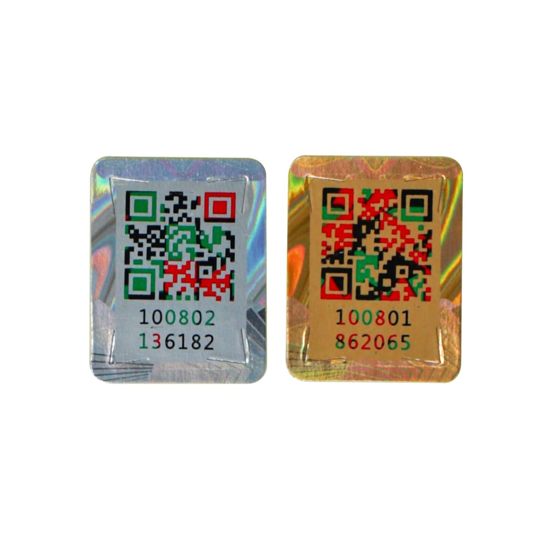 14 * 18mm Anti-Counterfeiting QR Code Labels Original Hologram Security Genuine Tag Authenticity Query Tamper Proof Stickers Silver