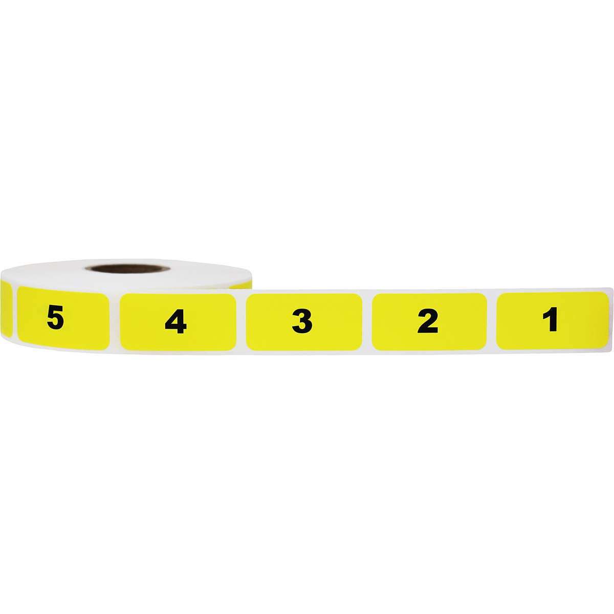 1-1000 Yellow and Black Consecutive Numbers 1-1000
