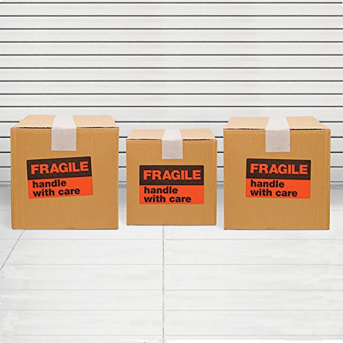 Hybsk 2"x3" Handle with Care Fragile Stickers Adhesive Label 300 Per Roll