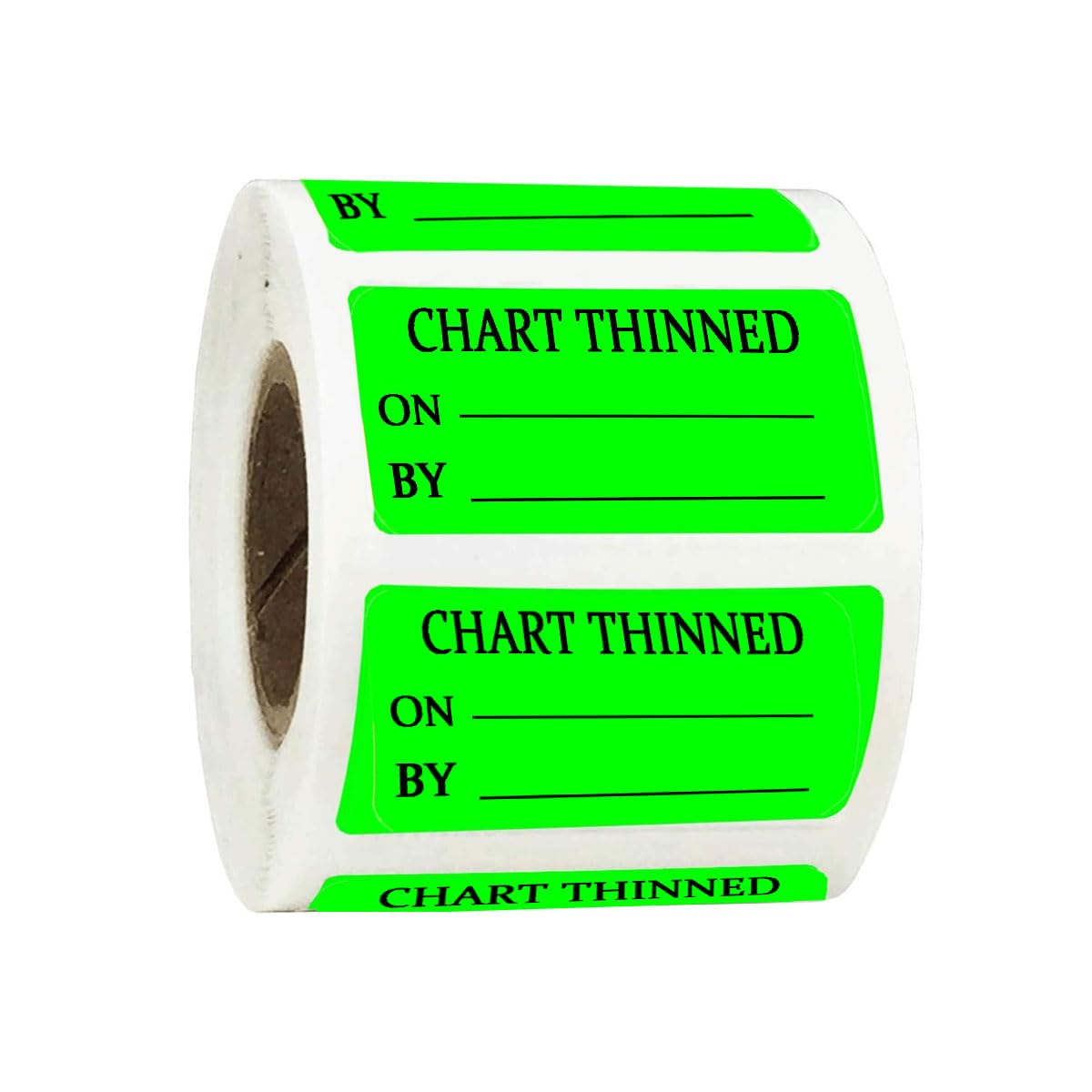 Hodmopli Medical Labels, 1.5" x 0.75", 500 pcs/roll, Green