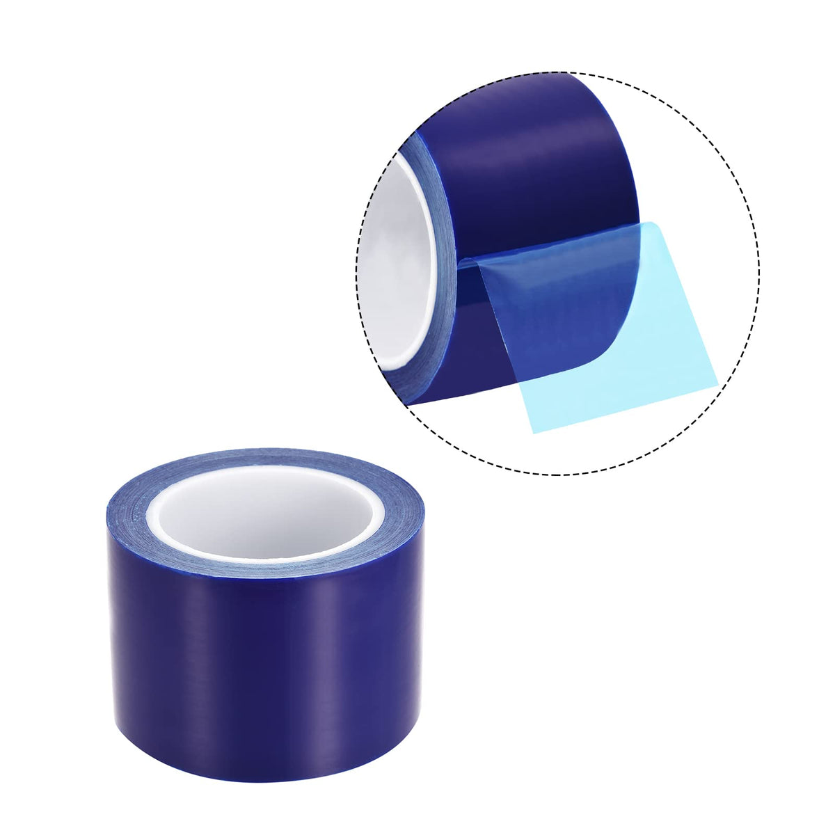 MECCANIXITY Removable Protective Film, 3.15 Inch x 328 Ft Surface Protective Scratch Film Roll for Furniture, Electrical Appliances, Blue