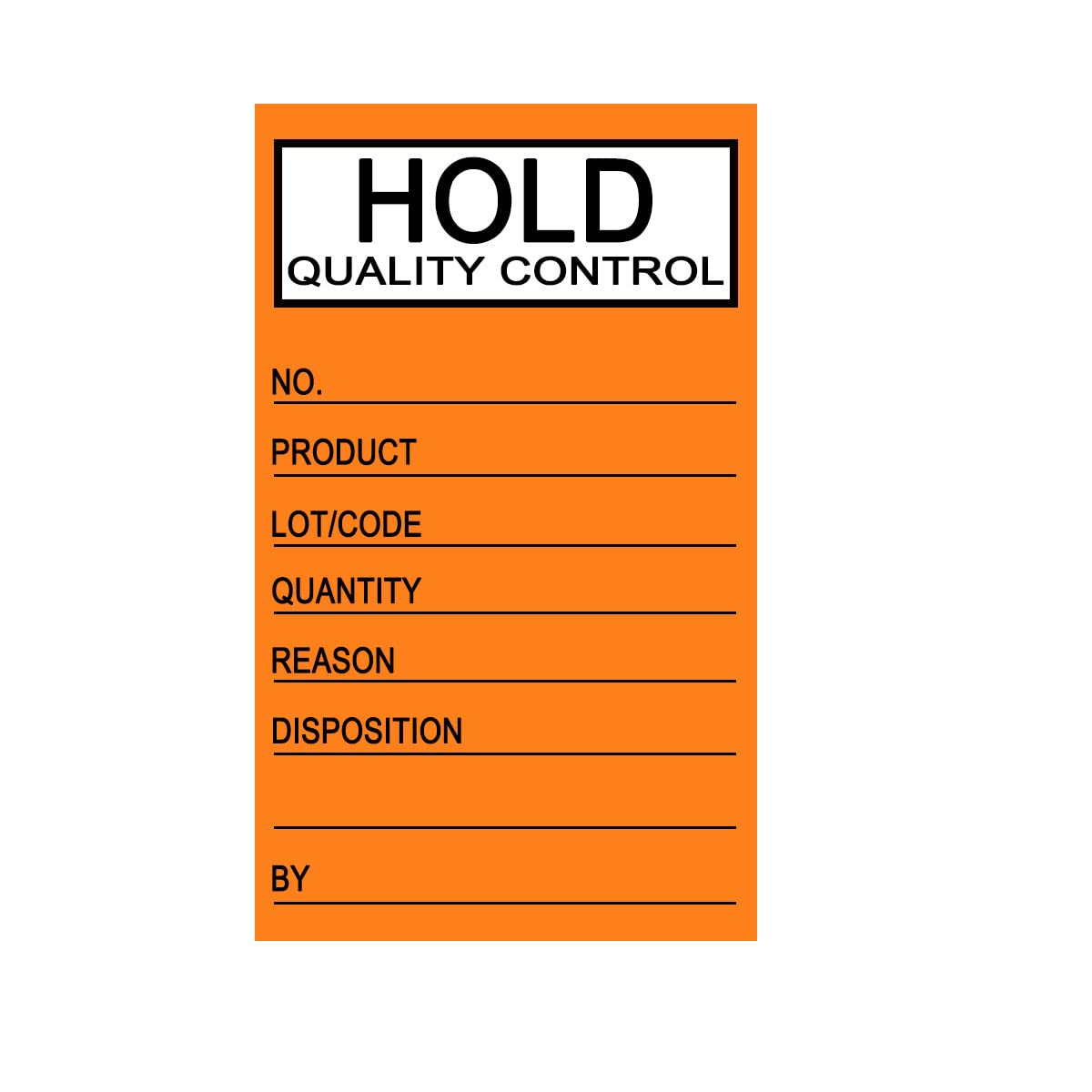 YOUOK Hold Quality Control Labels Stickers, 3×5 Inch Quality Hold Stickers Inventory Control Labels for Shipping,Inventory,Production Line,Warehouse,Management,Inspection.(200Pcs)
