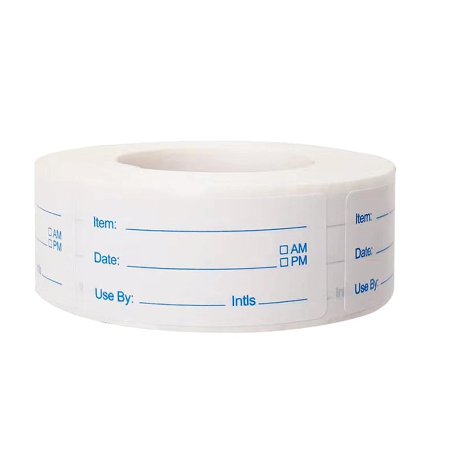 500 Pcs Freezer Labels, 1 x 2 Inch Food Date Stickers Food Date Labels Refrigerator Food Labels for Food Containers, Easy to Write On(Blue) Blue