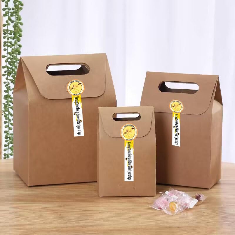 Tamper Proof Honey Stickers Tamper Evident Seals Labels for Honey Jars 1.5×4 Inch Natural Honey Labels(Pack-500)