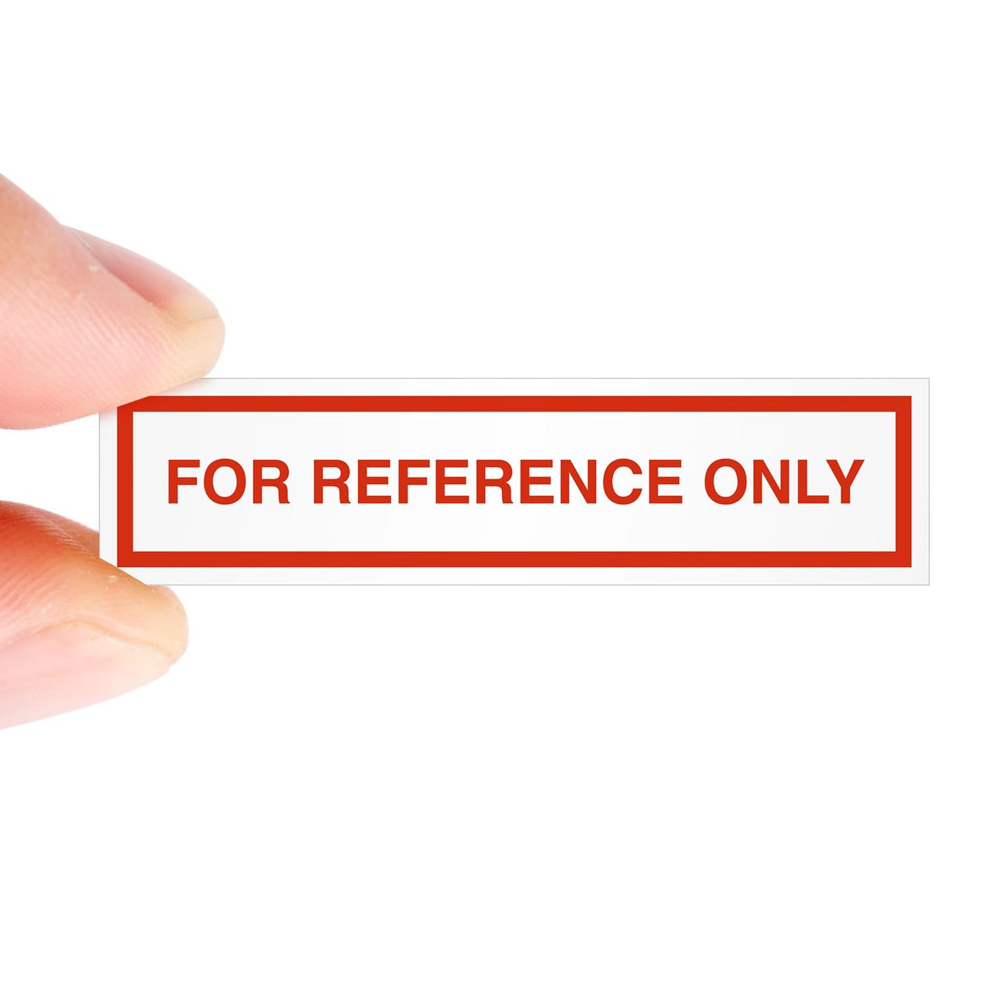 SmartSign for Reference Only Labels | Pack of 160, 2" x 0.5" Write-On Removable Vinyl Stickers, Made in USA