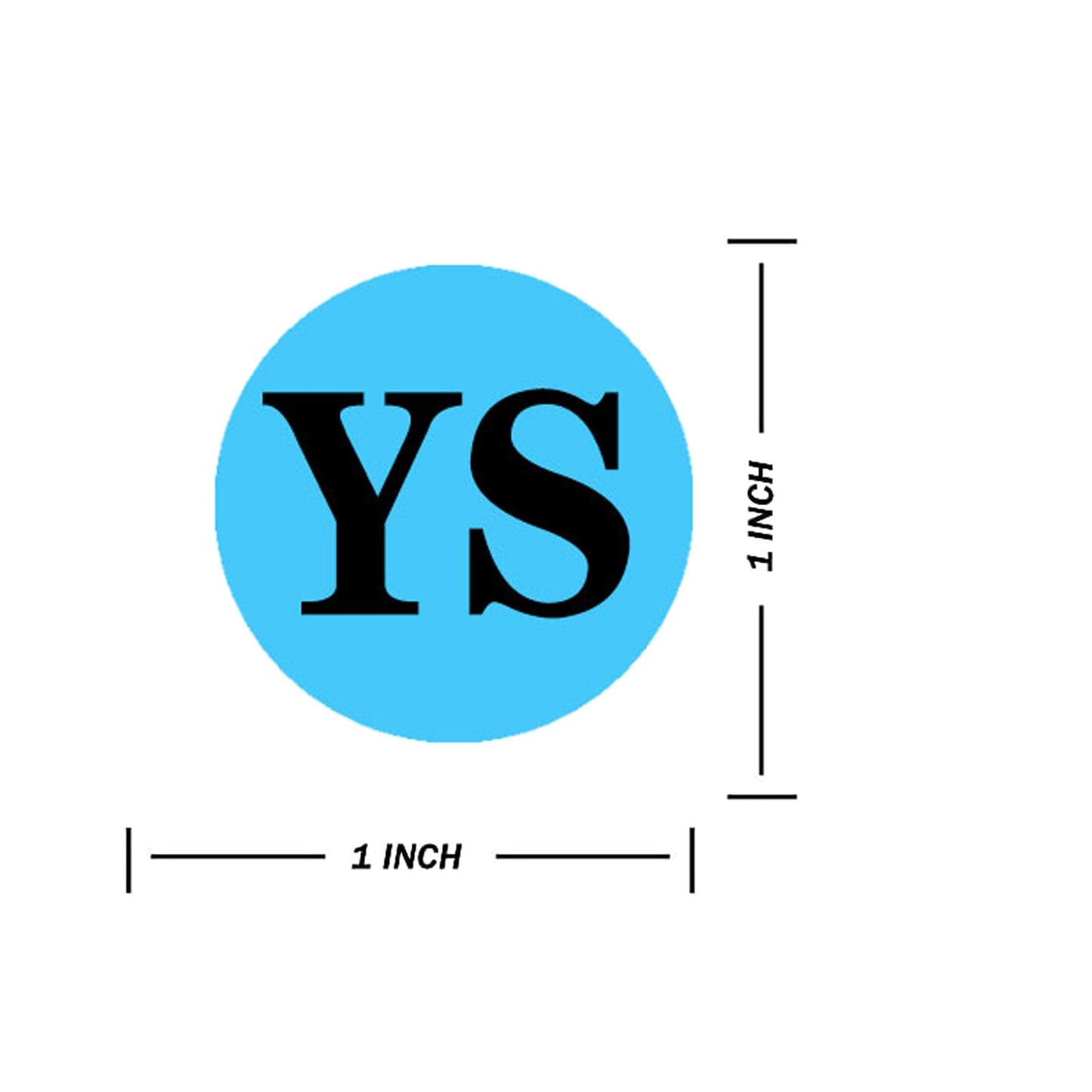 Youth Clothing Size Stickers Size Stickers Labels 1 Inch Colourful Youth Medium YM Clothing Size Sticker 500 Pcs Youth Size Labels Stickers for Clothings Retail Apparel