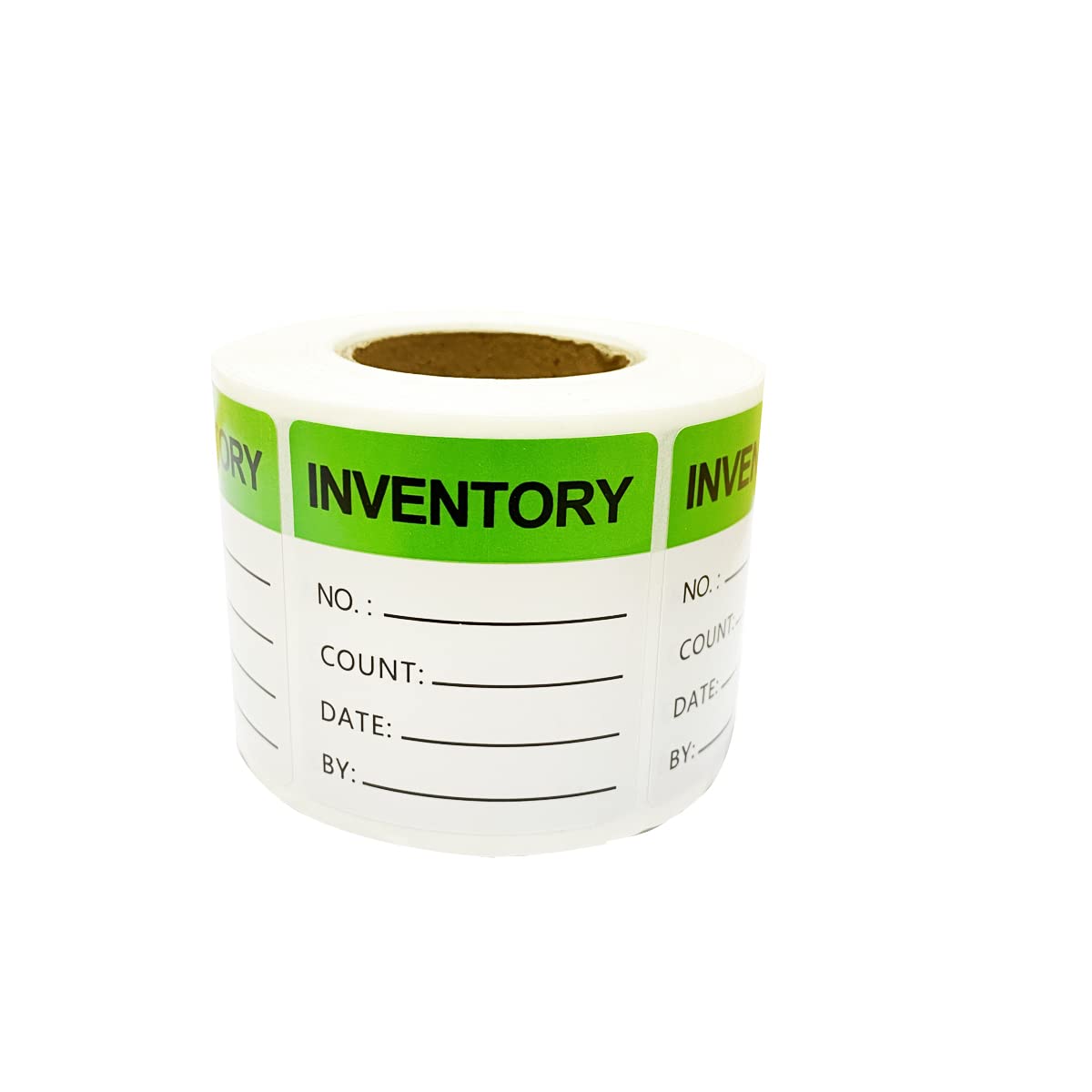 Top label 1.8x2 Inch Inventory Label,Inventory organizer Stickers,Inventory Control Labels,500 Pcs,Green,1.8x2 Inch