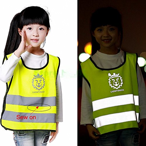 JINBING Safety Sew On Silver Reflective Fabric Tape DIY for Clothing 50mmx10m (2" x 33')