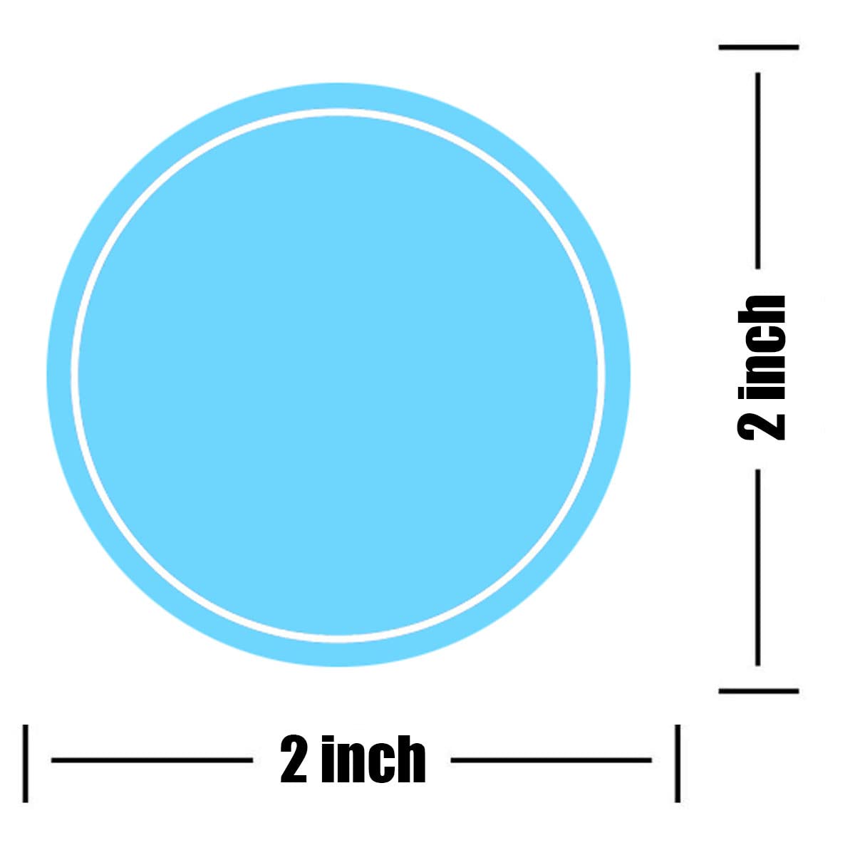 2" Round Label Color-Code Circle Dot Stickers,Homemade Canning Labels for Jars,Inventory Garage Sale Office School Labels 252 Pcs(Pink Blue)
