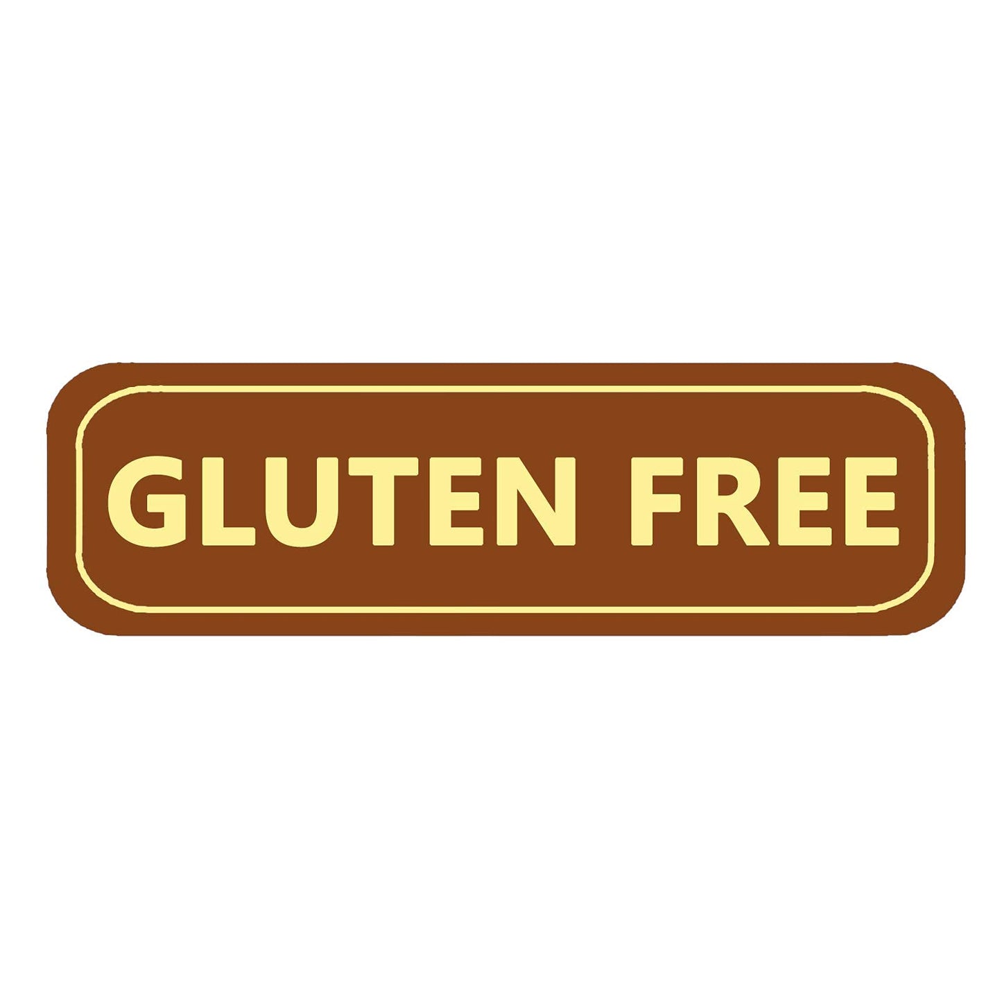Gluten Free Labels,Food Allergies Warning Label Stickers for Food Package,2x0.5 Inch,500 Pcs Per Roll