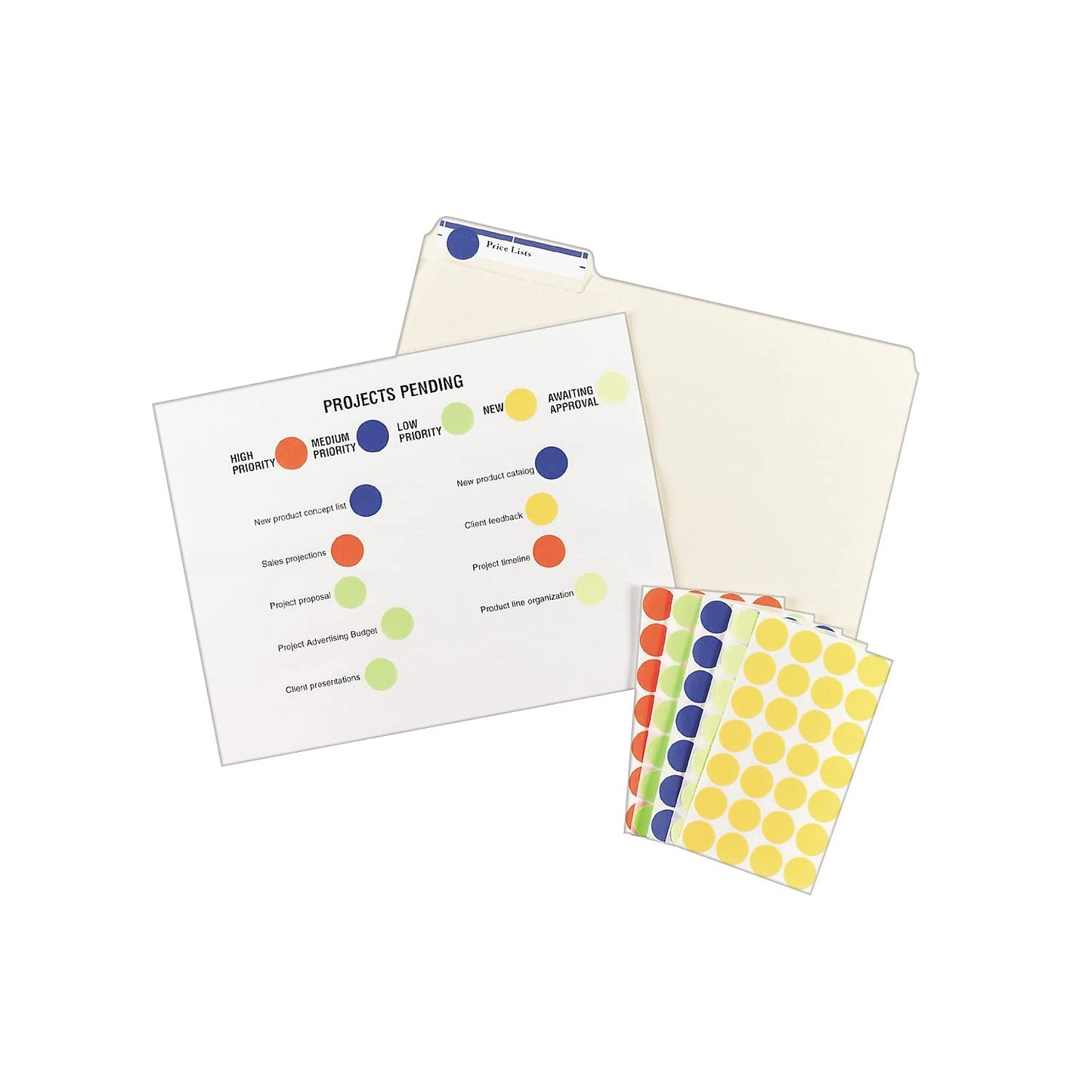 Avery 05462 Removable Labels, 3/4-Inch Round, 1008/PK, Yellow